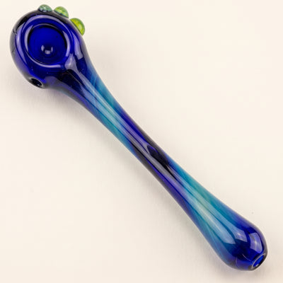 6.5″ Phil Cobalt Fume Sherlock – Made in USA, light background