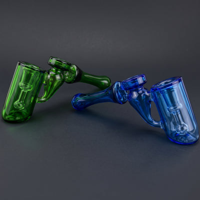 6.5" Single Color Recycler Hammer Bubbler Rig