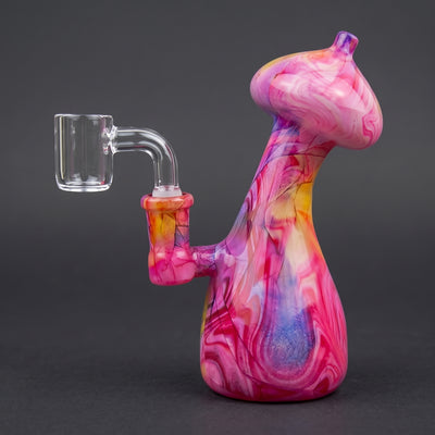 6.5″ Watercolor Mushroom Rig