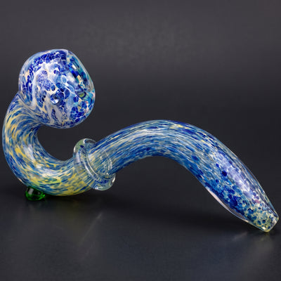 6" Blue Frit & Fume Sherlock