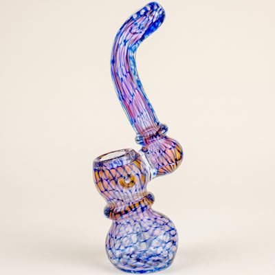 6" Cobalt Fume Wrap & Rake Bubbler, light background