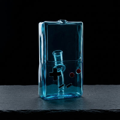 6" Color Gameboy Rig on dark slate surface - Oil Slick Pad