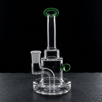 6″ Color Lip Mini Cake Rig on dark slate surface - Oil Slick Pad