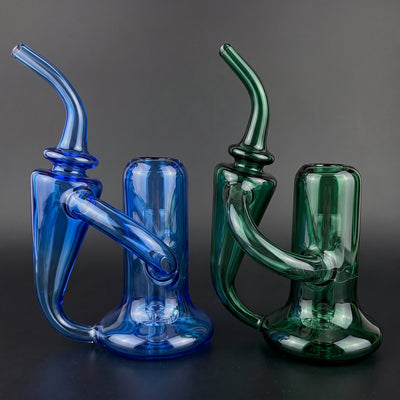 6″ Full Color Cone Drain Recycler in Blue and Green