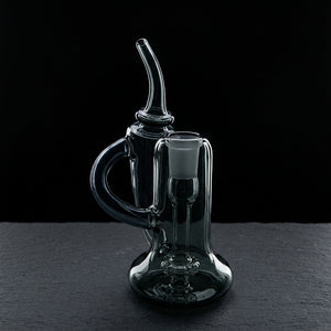 6″ Full Color Cone Drain Recycler on dark slate surface - Oil Slick Pad