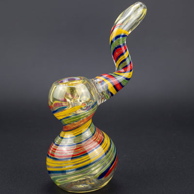 6" Rasta Swirl Bubbler