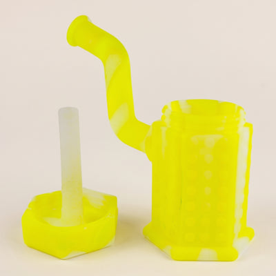 6" Silicone Hexagon Rig, light background