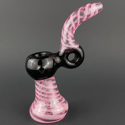6" Two-Tone Donut Glass Bubbler