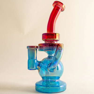 6" V3 Iridescent Rainbow Recycler, light background