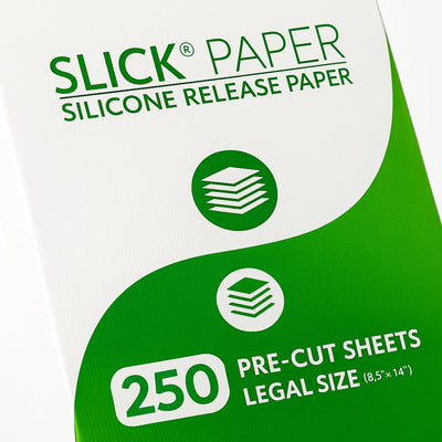Oil Slick Paper silicone release sheets 8.5x14 legal size for rosin - Oil Slick Pad
