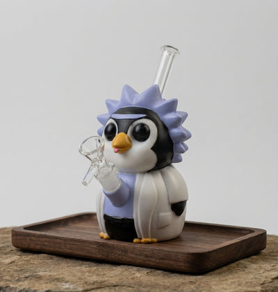 6.6" Penguin Mad Scientist Water Pipe | PVC