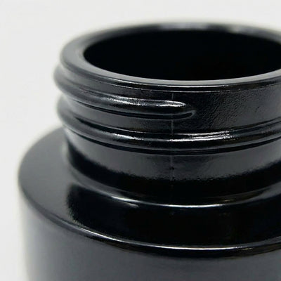 5ml UV Resistant Heavy Bottom Jar with Child Resistant Black Lids
