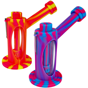 7″ SILICONE HAMMER RIG W/ GLASS BODY & DAB TOOL