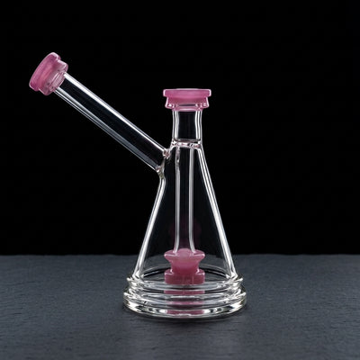 7" Color Accent Cone Base Rig (one off) on dark slate surface - Oil Slick Pad