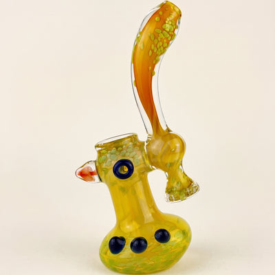 7″ Fume Glass Bubbler, light background