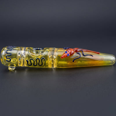 7" Squiggle Accent w/ Lizard Steamroller