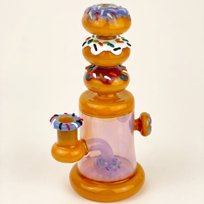 7" Stacked Donut w/ Perc & Donut Cab on Back Rig, light background