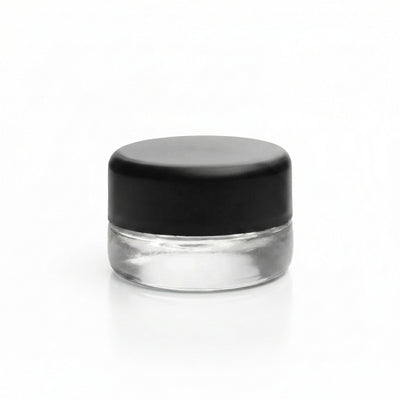 9ml Heavy Bottom Child Resistant Glass Jar with Lids