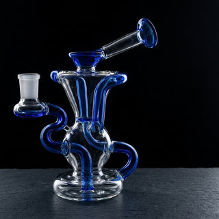 7.5″ Color Accent Double Uptake Recycler - Blue