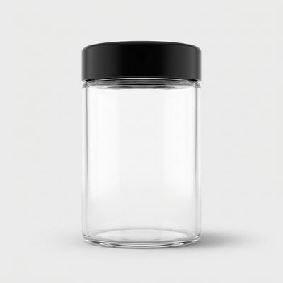 5 oz Glass Jar with Black CR Lid