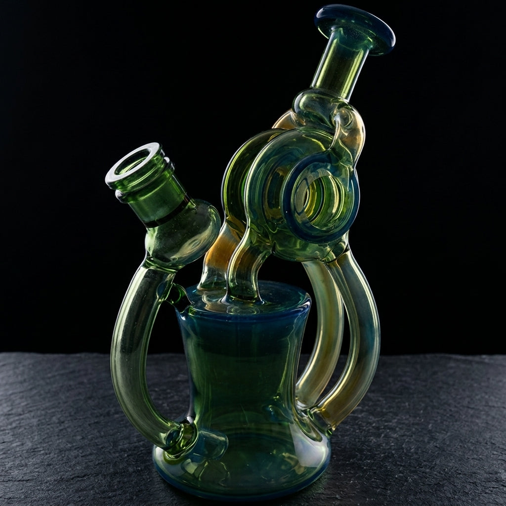 8″ Color Fume Double Uptake Wheel Recycler