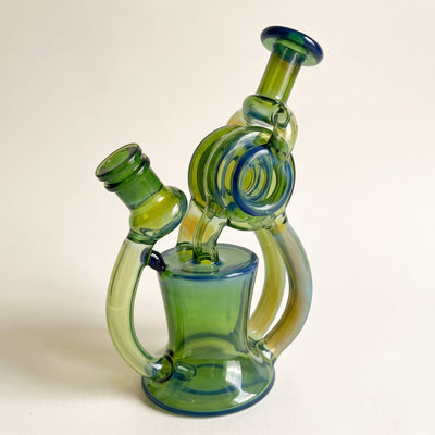 8″ Color Fume Double Uptake Wheel Recycler, light background