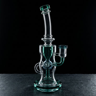 8″ Color Klein Recycler on dark slate surface - Oil Slick Pad