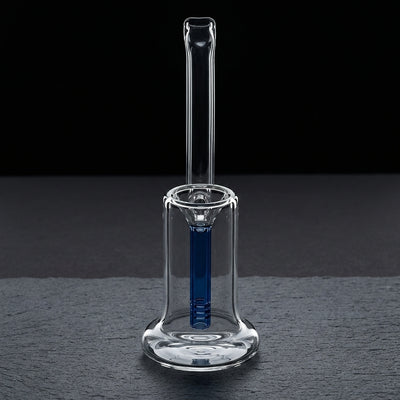 8" Encore Color Diffuser Bubbler on dark slate surface - Oil Slick Pad