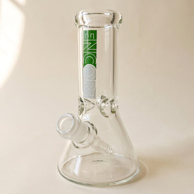 8″ Encore Decal Thick Beaker, light background