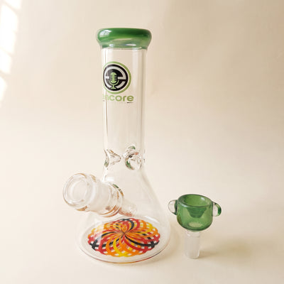 8" Encore Reticello Beaker, light background