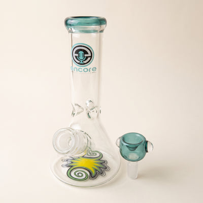 8" Encore Wigwag Beaker, light background
