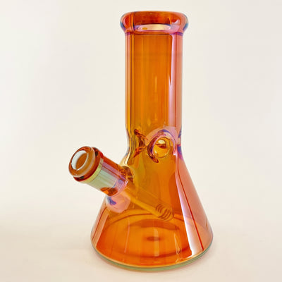8" Iridescent 7mm Thick Beaker, light background