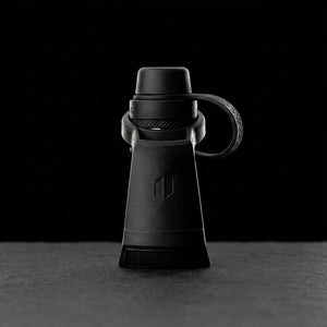 Puffco Peak Travel Pack - Black on dark slate surface - Oil Slick Pad