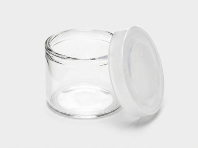 6ml Glass No-Neck Jar with Silicone lid