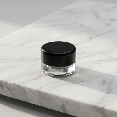 9ml Heavy Bottom Child Resistant Glass Jar with Lids