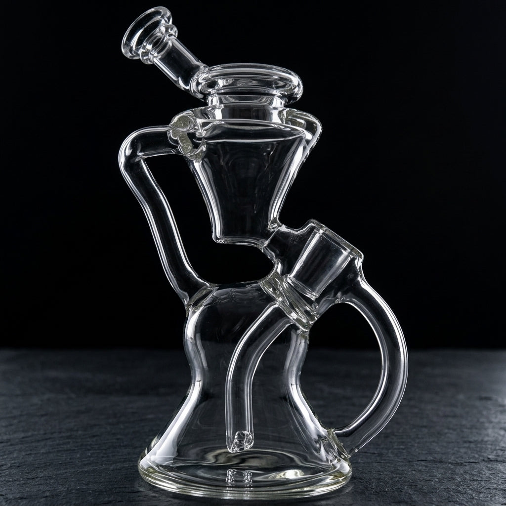 9" Monark Clear Floating Recycler Rig (one off)