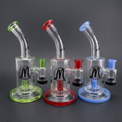 9" Monark Color Accent Reclaim Rig in Green, Red and Blue