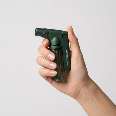 3.5″ MAVEN ALPHA+ SEQUOIA COLLECTION TRANSPARENT TORCH DISPLAY – 15-Pack