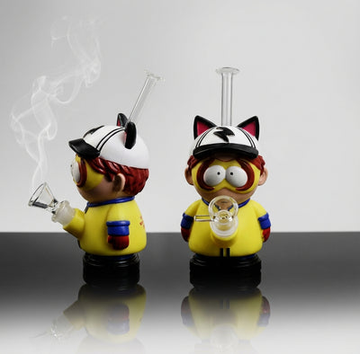 6.5" Hooded Kid Water Pipe | PVC