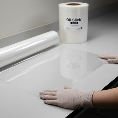 Oil Slick® Clear Roll BULK FEP FOR PURGING AND SLAB STORAGE 50'x16"