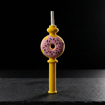 7″ Silicone Nectar Straw w/ Ceramic Tip