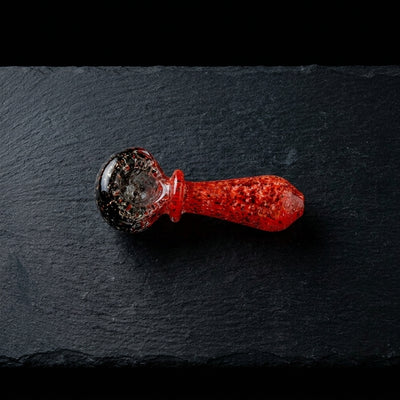 3.5″ Two-Tone Confetti w/ Ring Glass Hand Pipe - main product photo