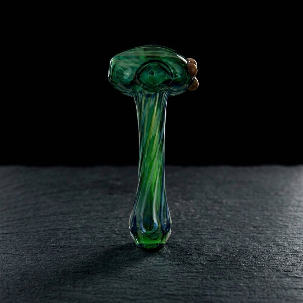 4″ Element Lake Green Silver Fume Pipe – Made in USA