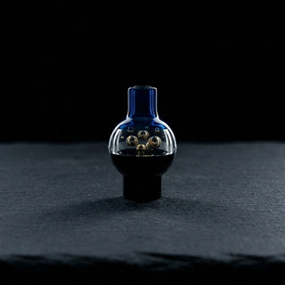 2″ Two-Tone Bubble Trap Carb Cap - Blue