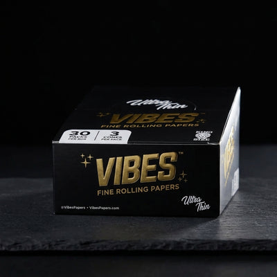 Vibes Ultra Thin Cones Box – King Size — Oil Slick editorial product photo