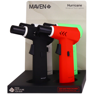 MAVEN HURRICANE TORCH – 4 PACK DISPLAY