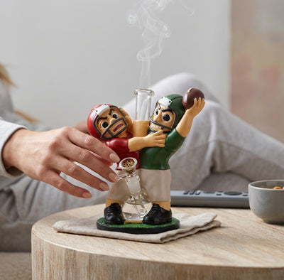 11" Players Competing Water Pipe | Glass + PVC - Image 8