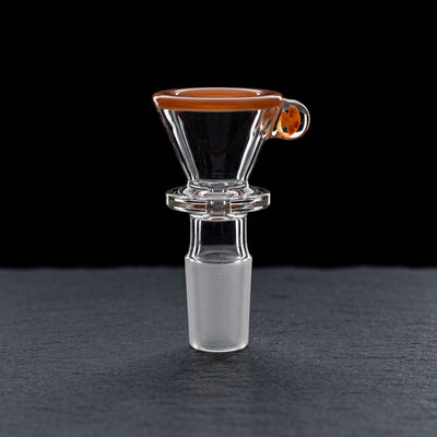 2" 14mm Maria Color Lip Flower Bowl in Orange