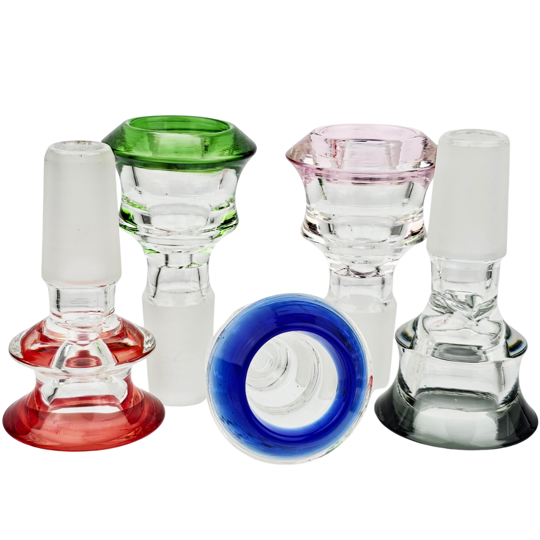 2″ 14MM COLOR LIP HOURGLASS FLOWER BOWL