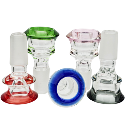 2″ 14MM COLOR LIP HOURGLASS FLOWER BOWL